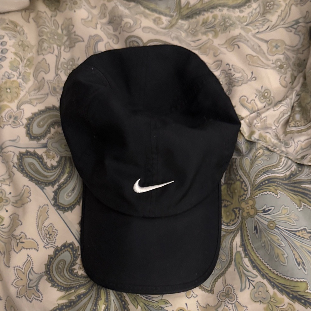 Nike Classic Black Hat with White Logo